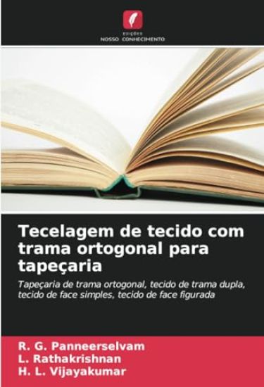 Tecelagem de tecido com trama ortogonal para tapeçaria