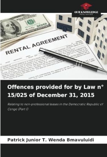Offences provided for by Law n° 15/025 of December 31, 2015