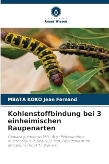 Kohlenstoffbindung bei 3 einheimischen Raupenarten