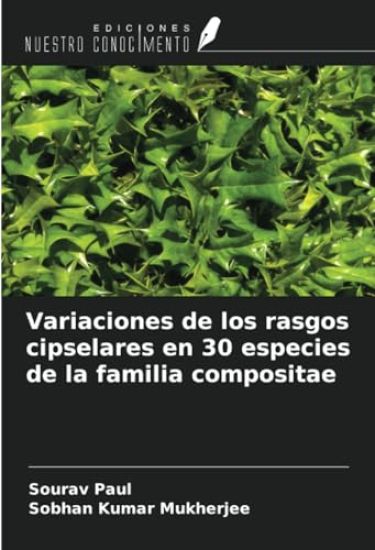 Variaciones de los rasgos cipselares en 30 especies de la familia compositae