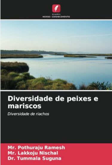 Diversidade de peixes e mariscos