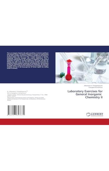 Laboratory Exercises for General Inorganic Chemistry II