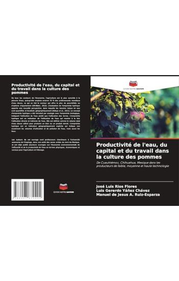 Productivité de l'eau, du capital et du travail dans la culture des pommes