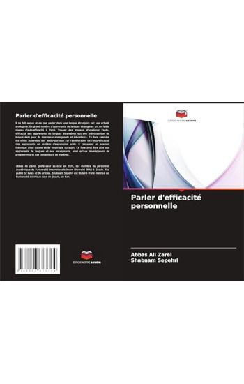 Parler d'efficacité personnelle