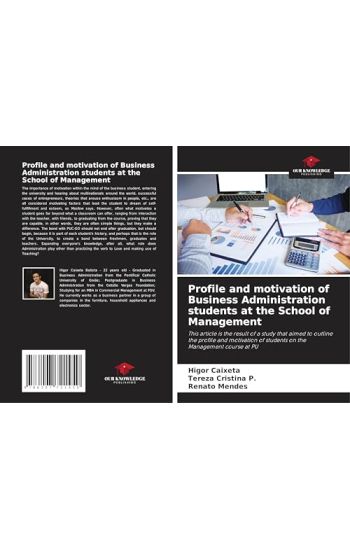 Profile and motivation of Business Administration students at the School of Management