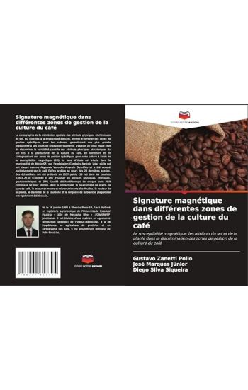 Signature magnétique dans différentes zones de gestion de la culture du café
