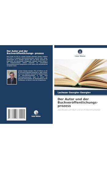 Der Autor und der Buchveröffentlichungs- prozess