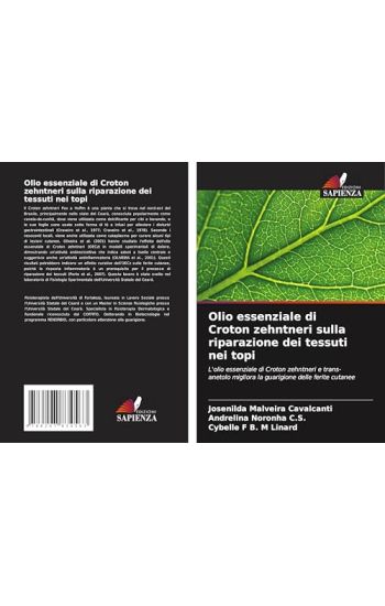 Olio essenziale di Croton zehntneri sulla riparazione dei tessuti nei topi