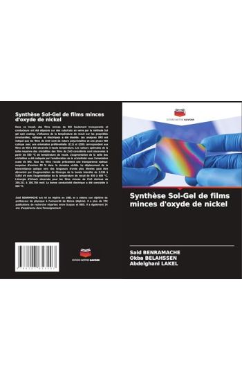 Synthèse Sol-Gel de films minces d'oxyde de nickel