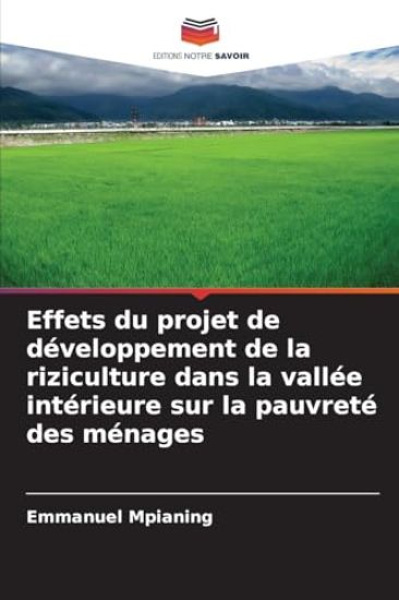 Effets du projet de développement de la riziculture dans la vallée intérieure sur la pauvreté des ménages