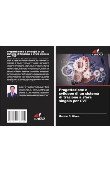 Progettazione e sviluppo di un sistema di trazione a sfera singola per CVT