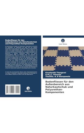 Bodenfliesen für den Außenbereich aus Naturkautschuk und Polyurethan-Komponenten