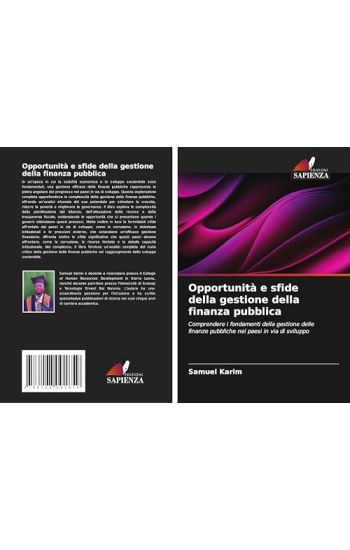 Opportunità e sfide della gestione della finanza pubblica