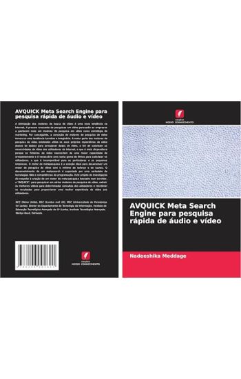 AVQUICK Meta Search Engine para pesquisa rápida de áudio e vídeo