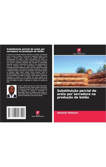 Substituição parcial de areia por serradura na produção de betão