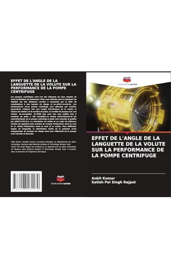 Effet de l'Angle de la Languette de la Volute Sur La Performance de la Pompe Centrifuge