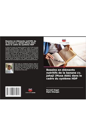 Besoins en éléments nutritifs de la banane cv. Jahaji (Musa AAA) dans le cadre du système HDP
