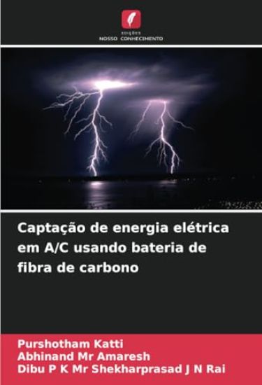 Captação de energia elétrica em A/C usando bateria de fibra de carbono