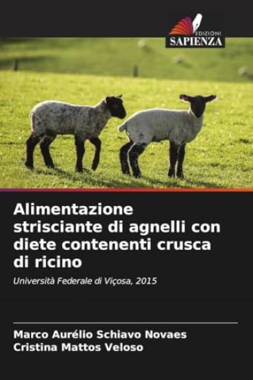Alimentazione strisciante di agnelli con diete contenenti crusca di ricino