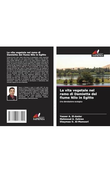 La vita vegetale nel ramo di Damietta del fiume Nilo in Egitto