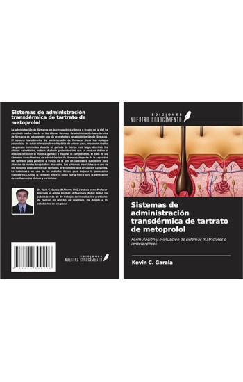 Sistemas de administración transdérmica de tartrato de metoprolol