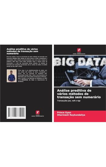 Análise preditiva de vários métodos de transação sem numerário