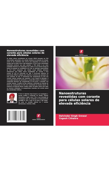 Nanoestruturas revestidas com corante para células solares de elevada eficiência