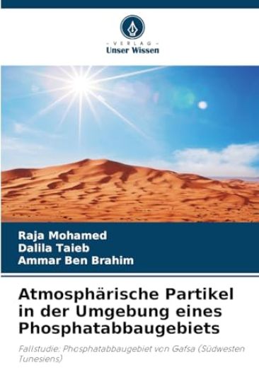 Atmosphärische Partikel in der Umgebung eines Phosphatabbaugebiets