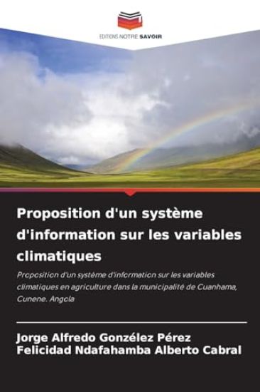 Proposition d'un système d'information sur les variables climatiques