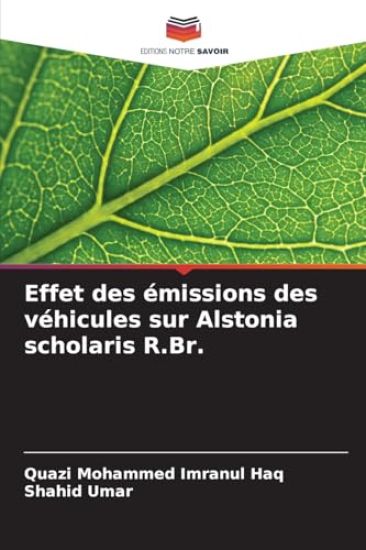 Effet des émissions des véhicules sur Alstonia scholaris R.Br.