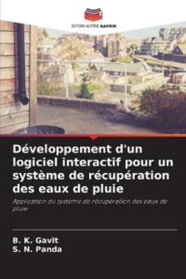 Développement d'un logiciel interactif pour un système de récupération des eaux de pluie