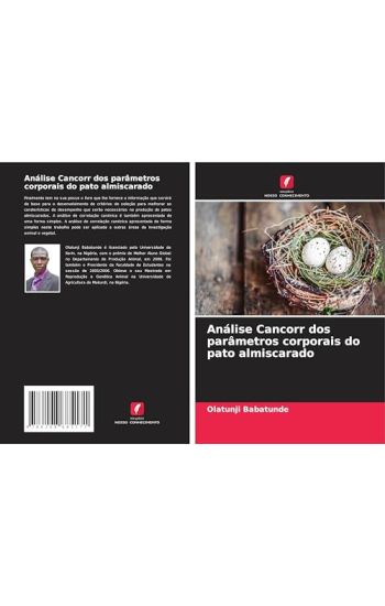 Análise Cancorr dos parâmetros corporais do pato almiscarado