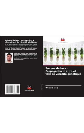 Pomme de bois : Propagation in vitro et test de véracité génétique