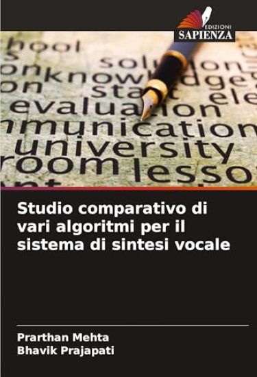 Studio comparativo di vari algoritmi per il sistema di sintesi vocale