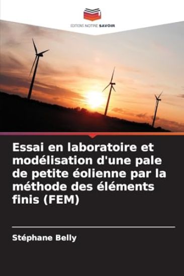 Essai en laboratoire et modélisation d'une pale de petite éolienne par la méthode des éléments finis (FEM)