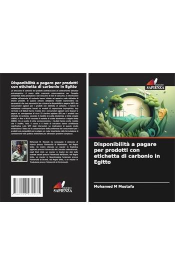 Disponibilità a pagare per prodotti con etichetta di carbonio in Egitto