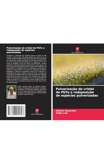 Pulverização de cristal de PbTe e redeposição de espécies pulverizadas