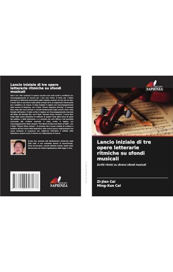 Lancio iniziale di tre opere letterarie ritmiche su sfondi musicali