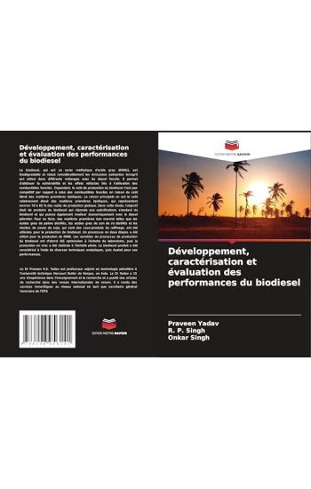 Développement, caractérisation et évaluation des performances du biodiesel