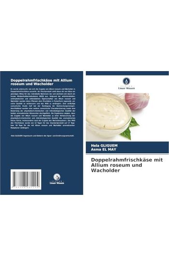 Doppelrahmfrischkäse mit Allium roseum und Wacholder
