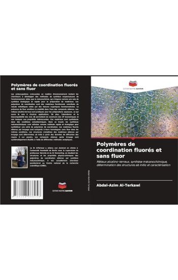 Polymères de coordination fluorés et sans fluor