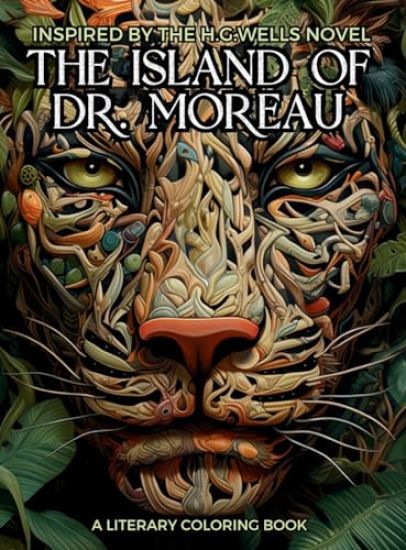 Literary Coloring Book inspired by H.G. Wells's Novel The Island of Dr. Moreau