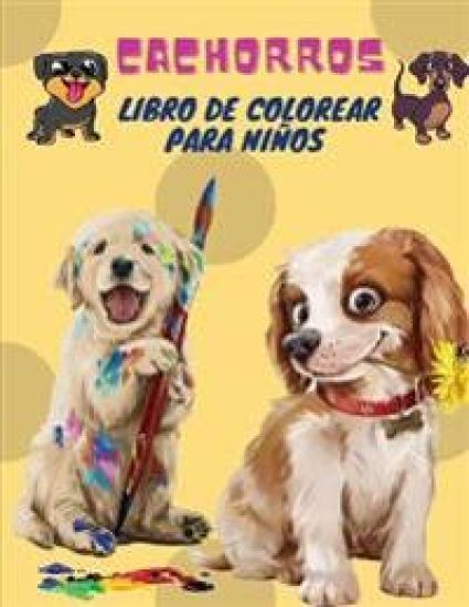 Cachorros Libro de Colorear para Niños