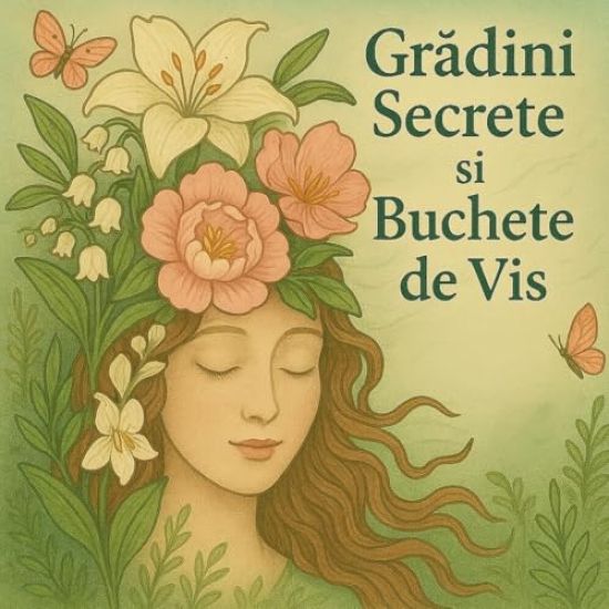 Grădini Secrete și Buchete de Vis Carte de Colorat