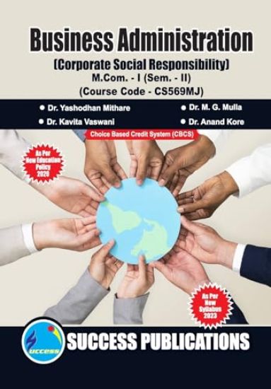 Corproate Social Responsibility, First Year, M.Com, Sem-II-English