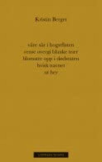 Våre sår i hogstflaten rense overgi blanke trær blomstre opp i dødsraten hvisk navnet ut her