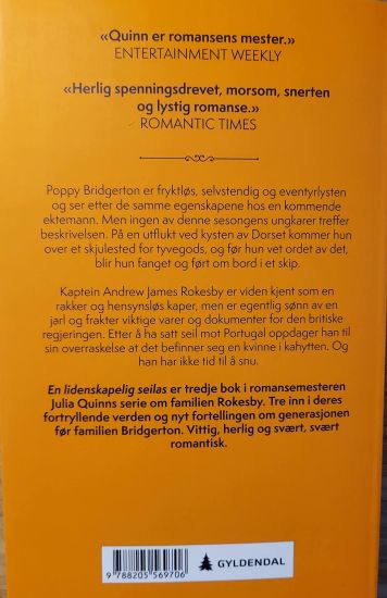 En lidenskapelig seilas (Familien Rokesby: bok 3)