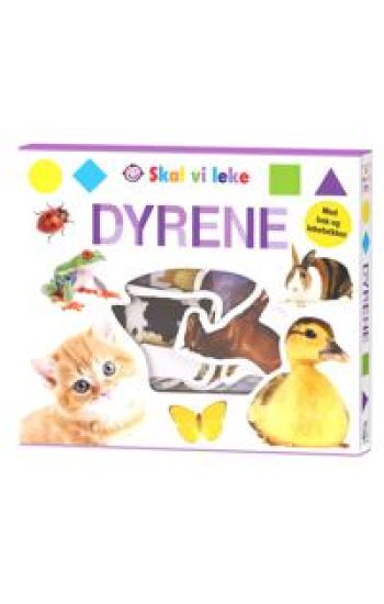 Dyrene. Skal vi leke. Med bok og lekebrikker