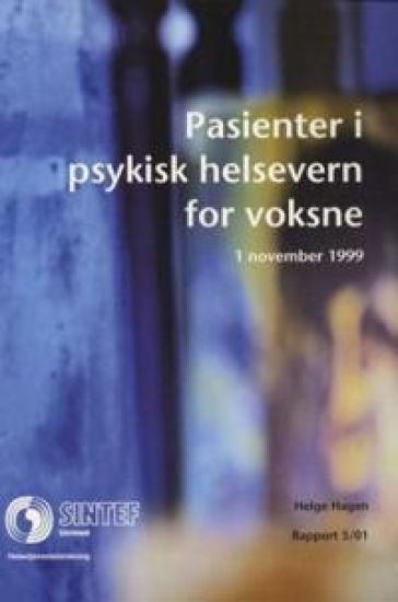 Pasienter i psykisk helsevern for voksne 1 november 1999