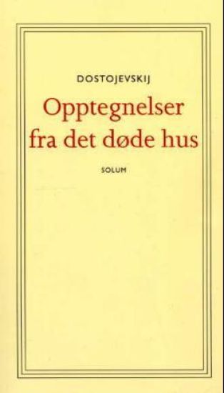 Opptegnelser fra det døde hus
